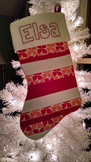 The finished stocking!